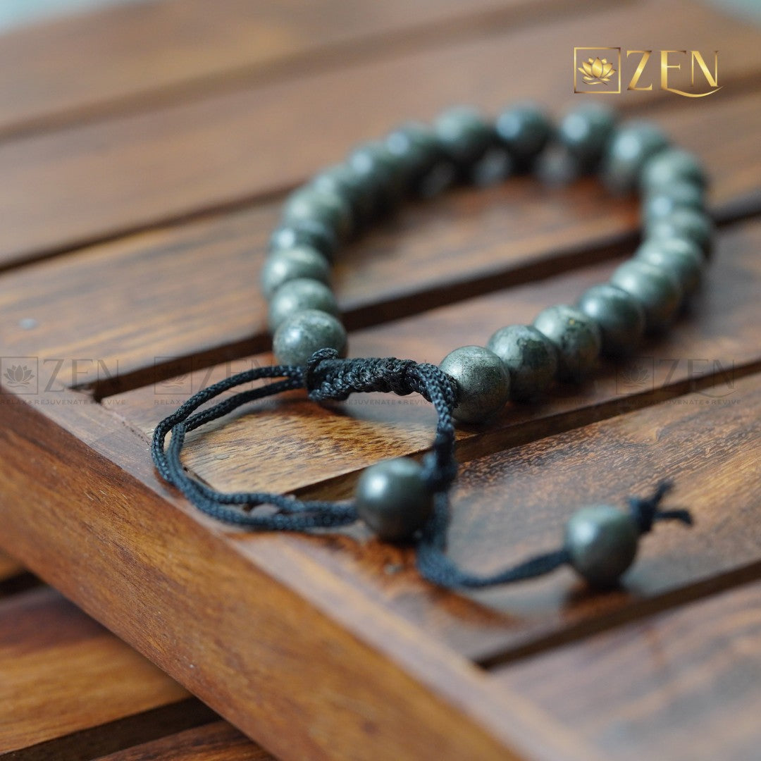 Adjustable Pyrite Bracelet | The Zen Crystals