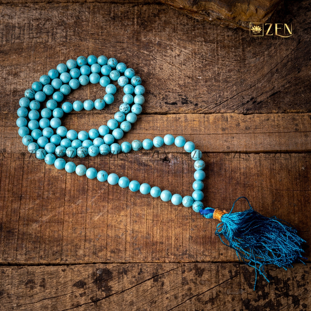 Turquoise Mala | The Zen Crystals