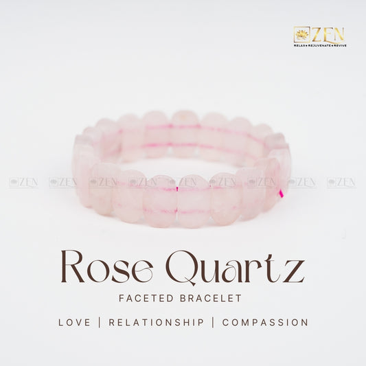 Rose Quartz bracelet | The Zen Crystals