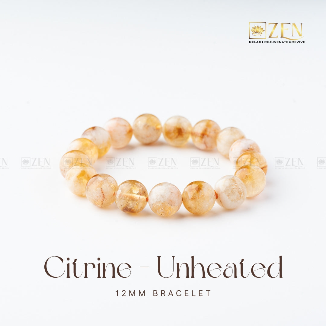 Citrine 12mm Bracelet (Unheated) | the zen crystals