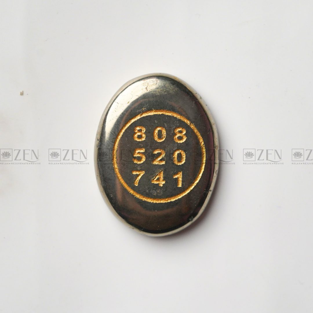 pyrite zibu coin front | The Zen Crystals