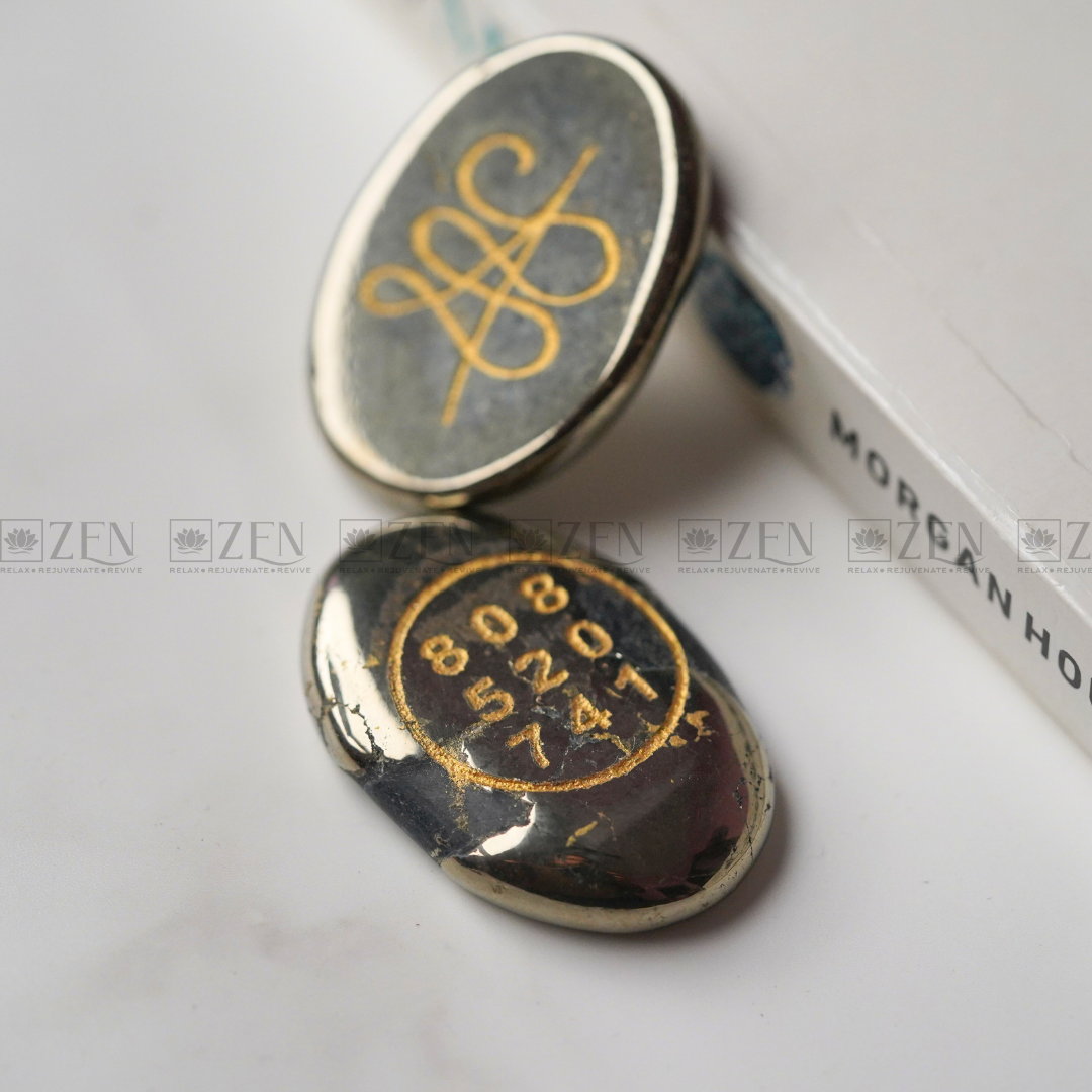 pyrite zibu coin | The Zen Crystals