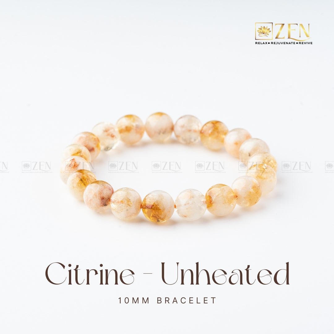 Citrine 10mm Bracelet (Unheated) | the zen crystals