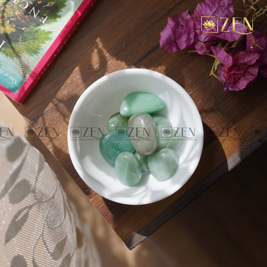 Green Aventurine Tumbled Stone | The Zen Crystals