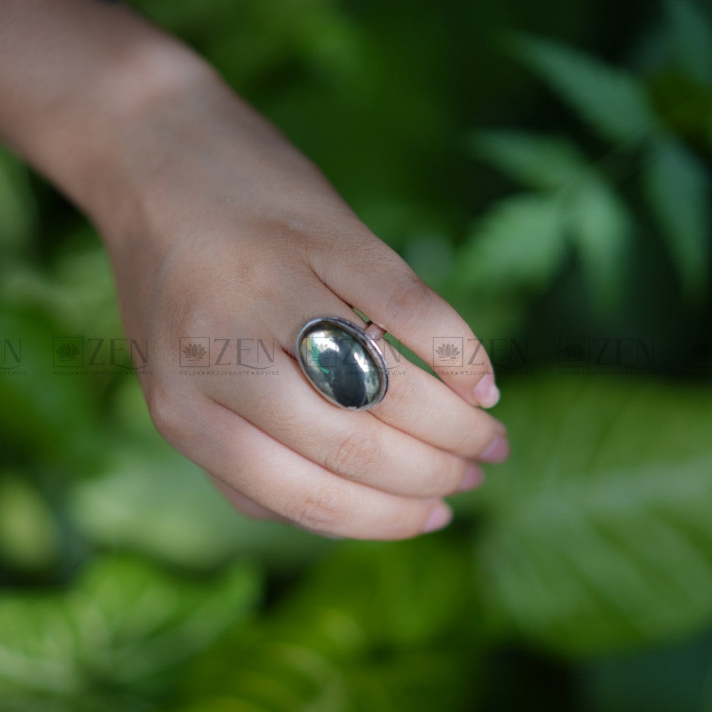 big pyrite ring the zen crystals