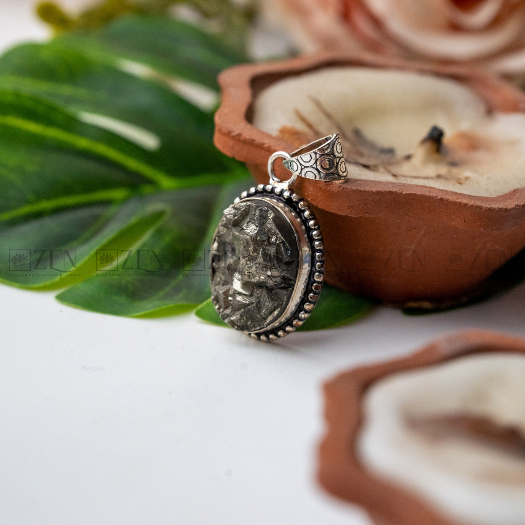 Pyrite Pendant The Zen Crystals