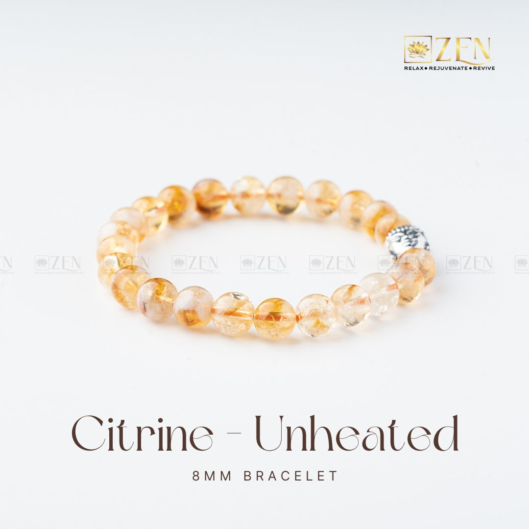 Citrine 8mm Bracelet (Unheated) | the zen crystals