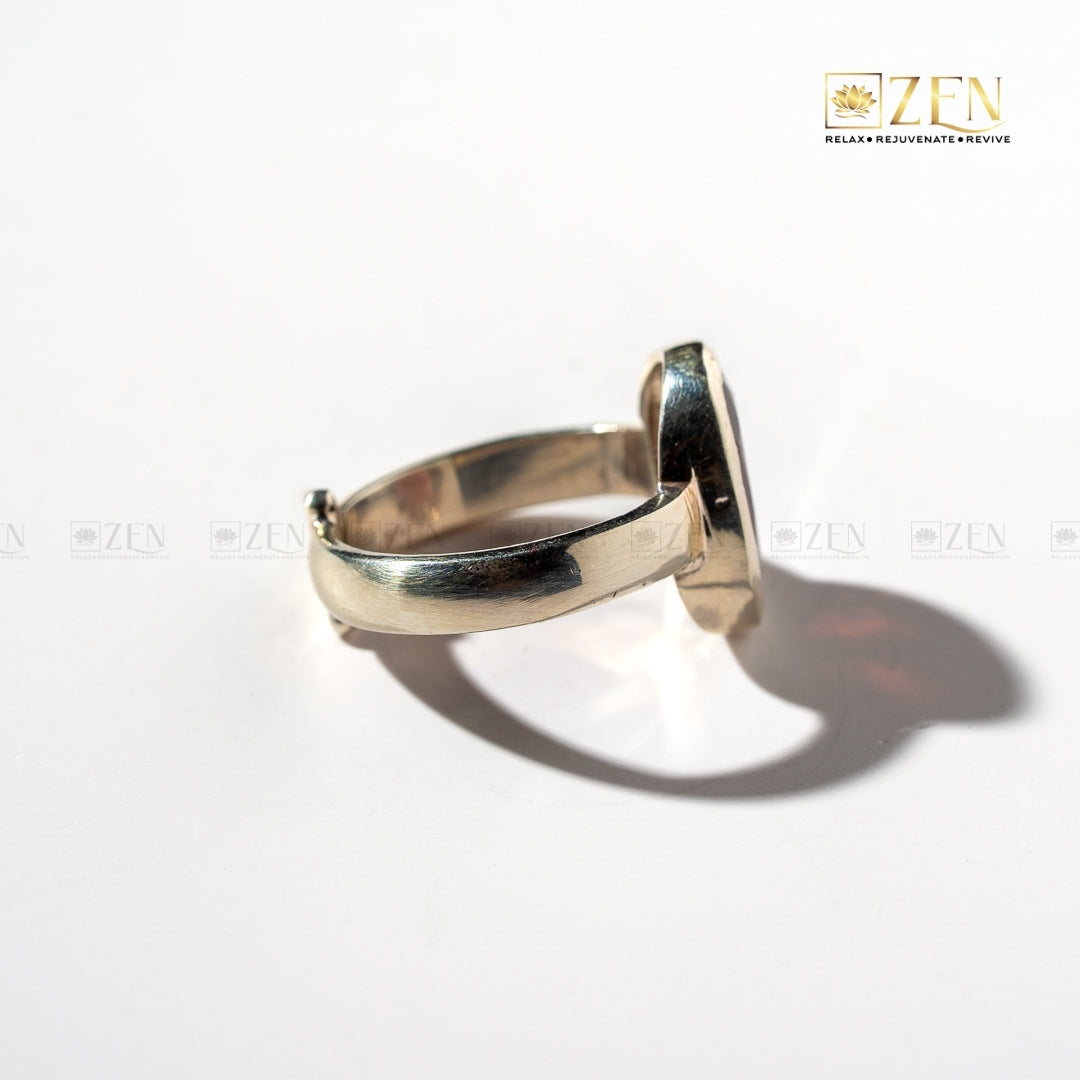 Garnet Silver Ring
