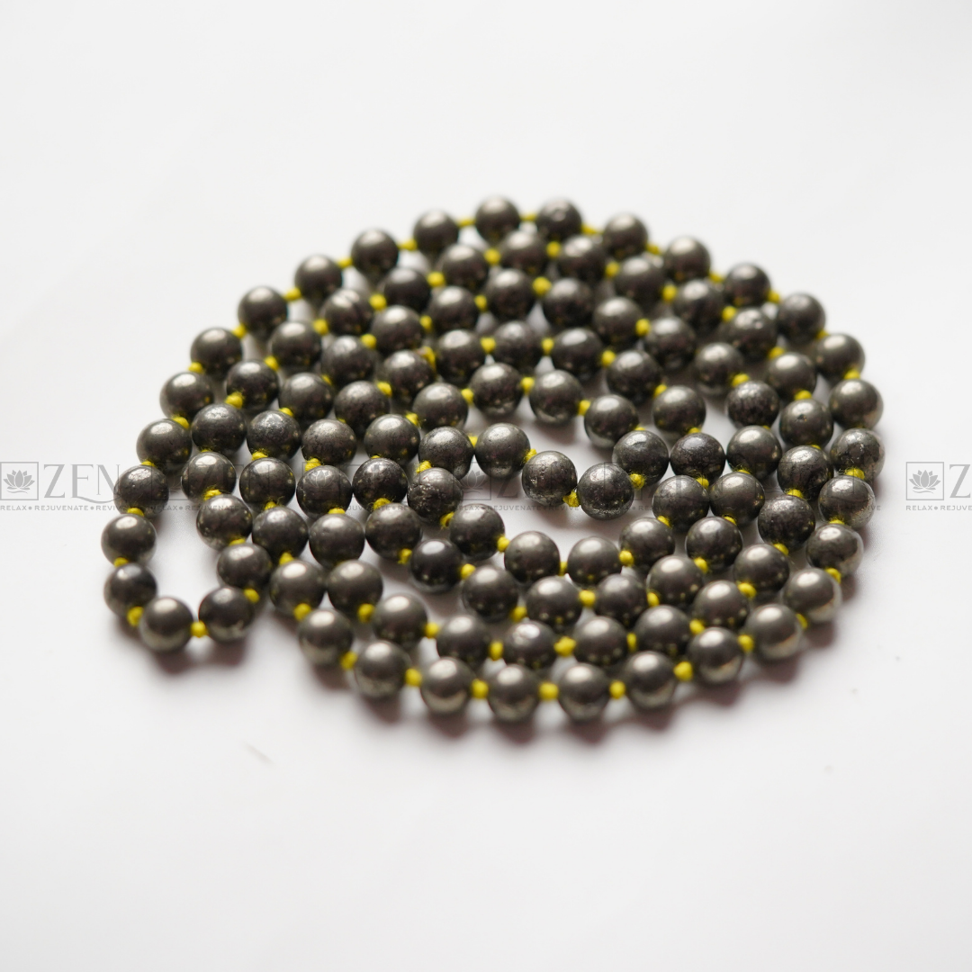 Pyrite Healing Mala | the Zen Crystals