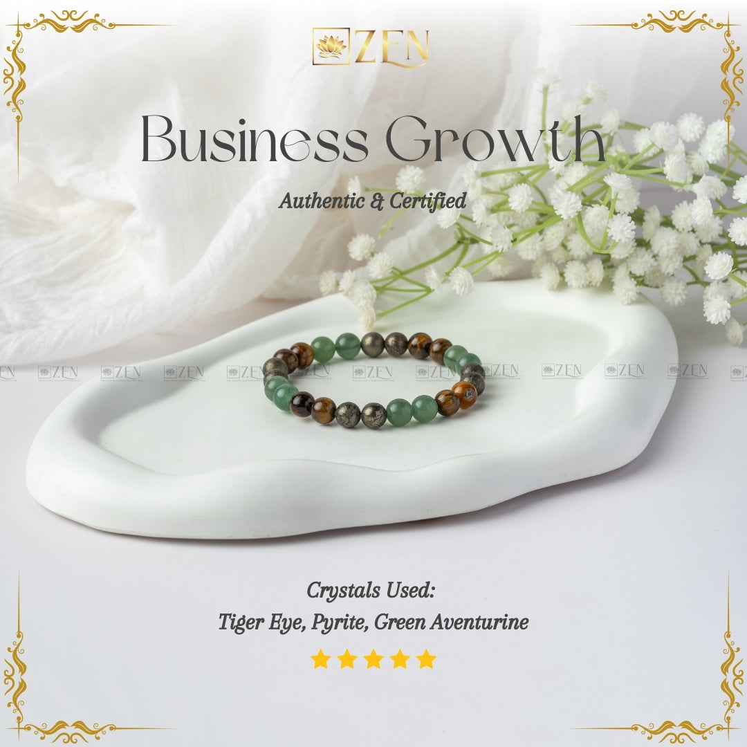 business growth bracelet | the zen crystals
