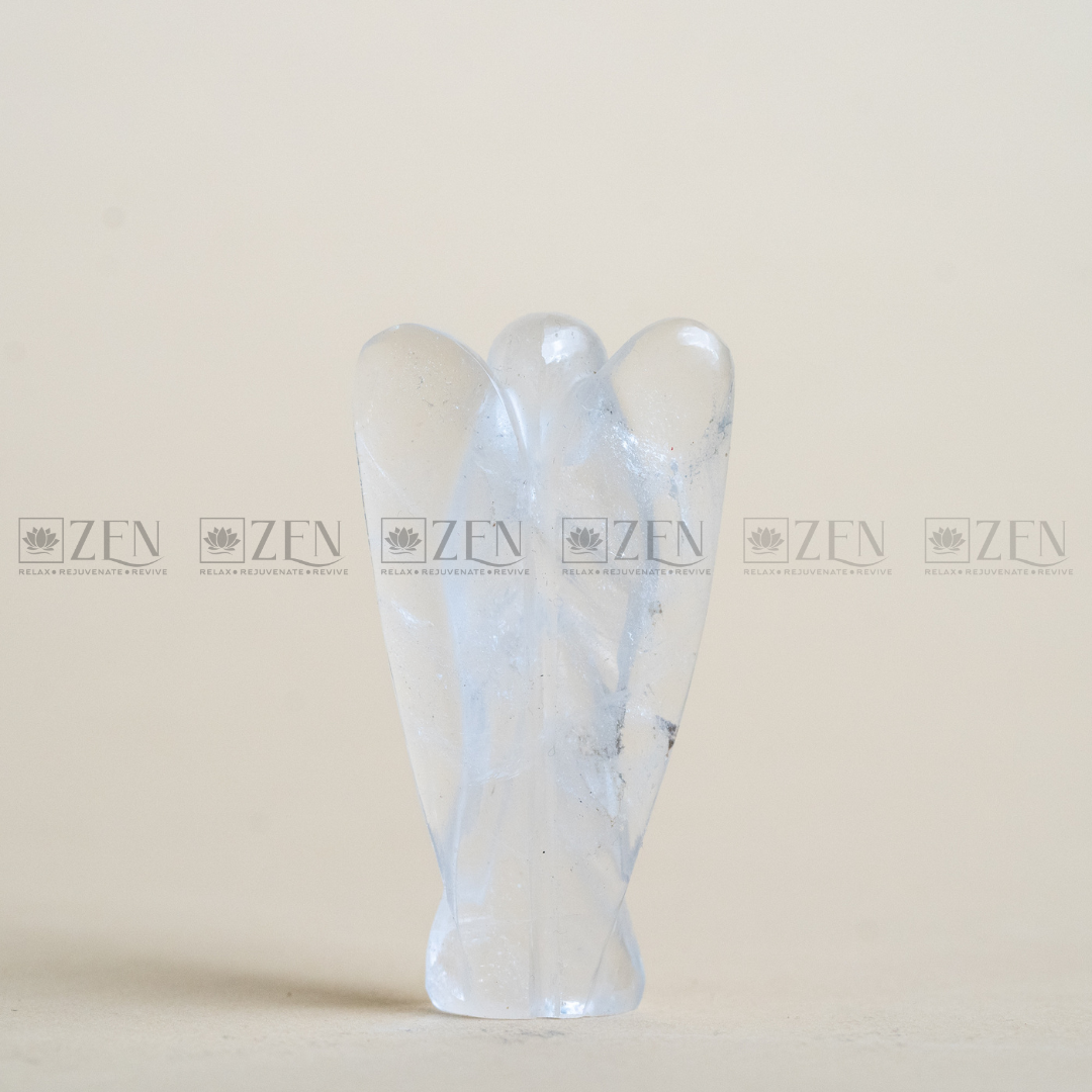 The zen crystals clear quartz angel