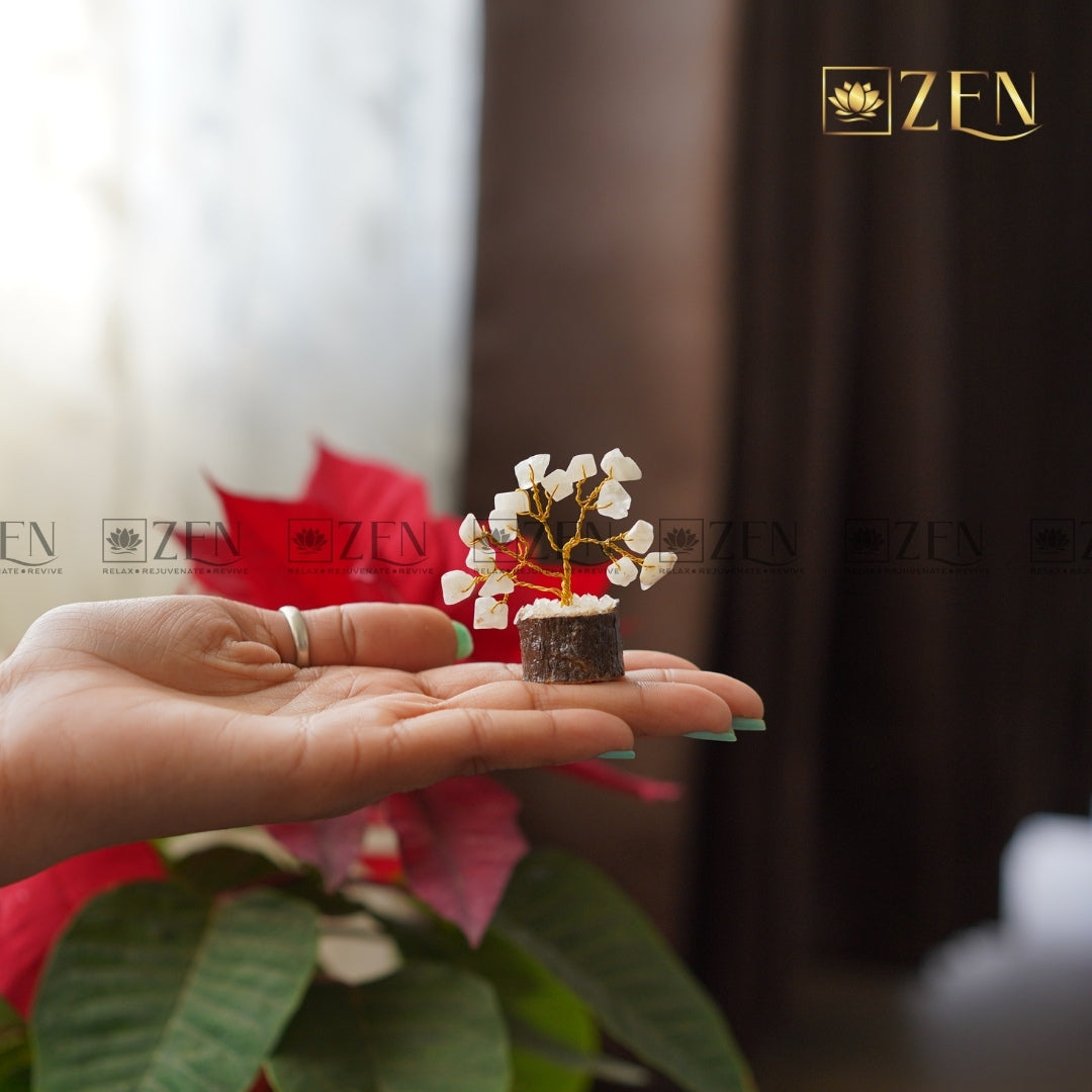 White Agate Mini Tree | The Zen Crystals