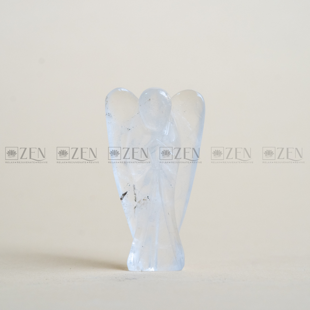 The zen crystals clear quartz angel