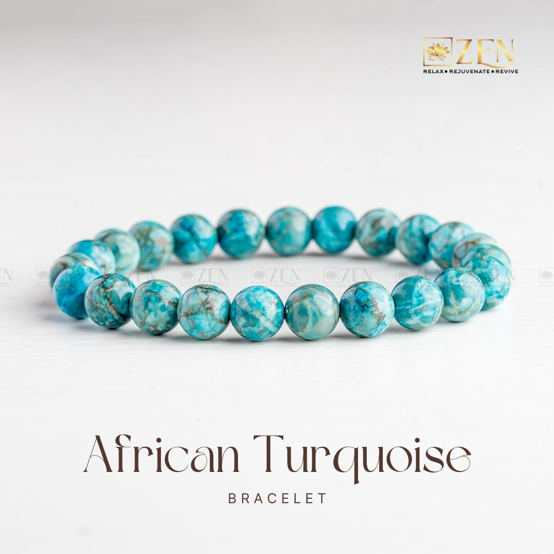 African Turquoise Bracelet | the zen crystals