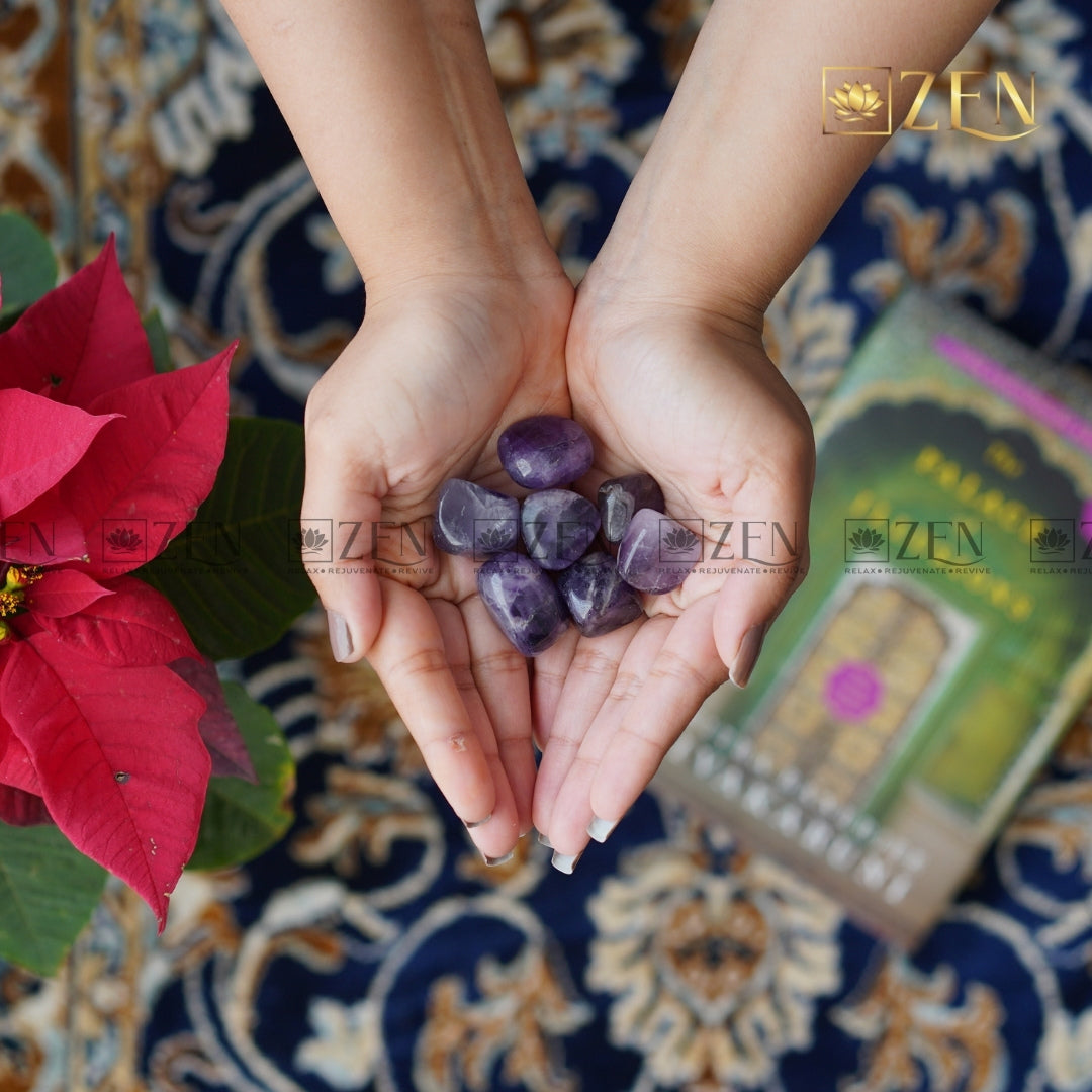 Amethyst Tumbled Stone | The Zen Crystals