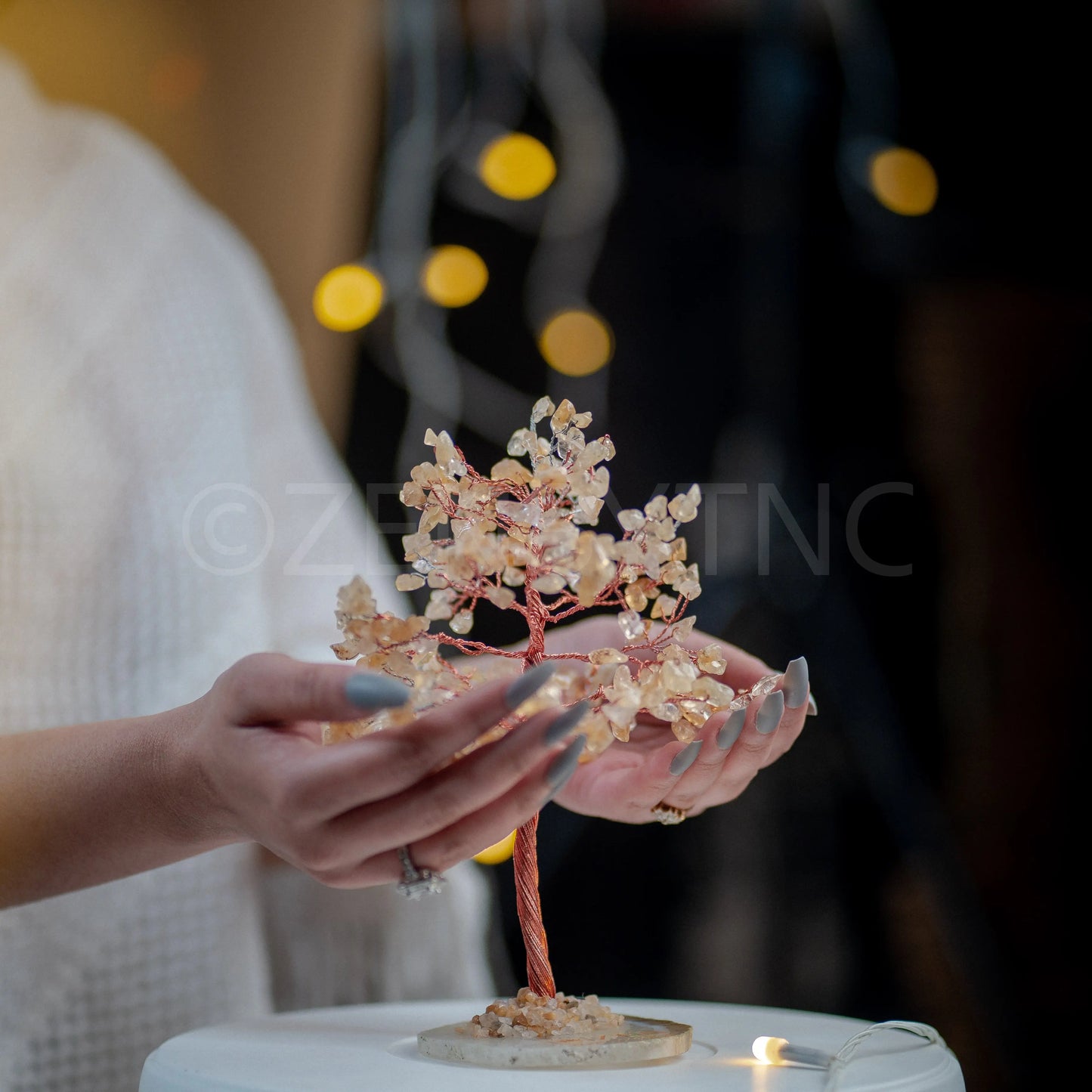 Zen Citrine Good Luck Crystal Tree - Success | 300 Crystals | The Zen Crystals The Zen Crystals