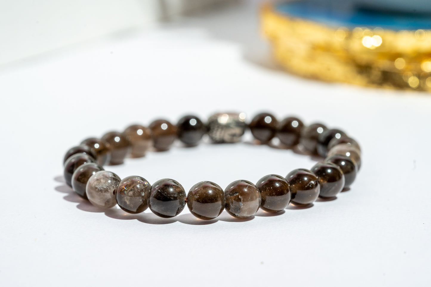 Zen Smoky Quartz Bracelet The Zen Crystals
