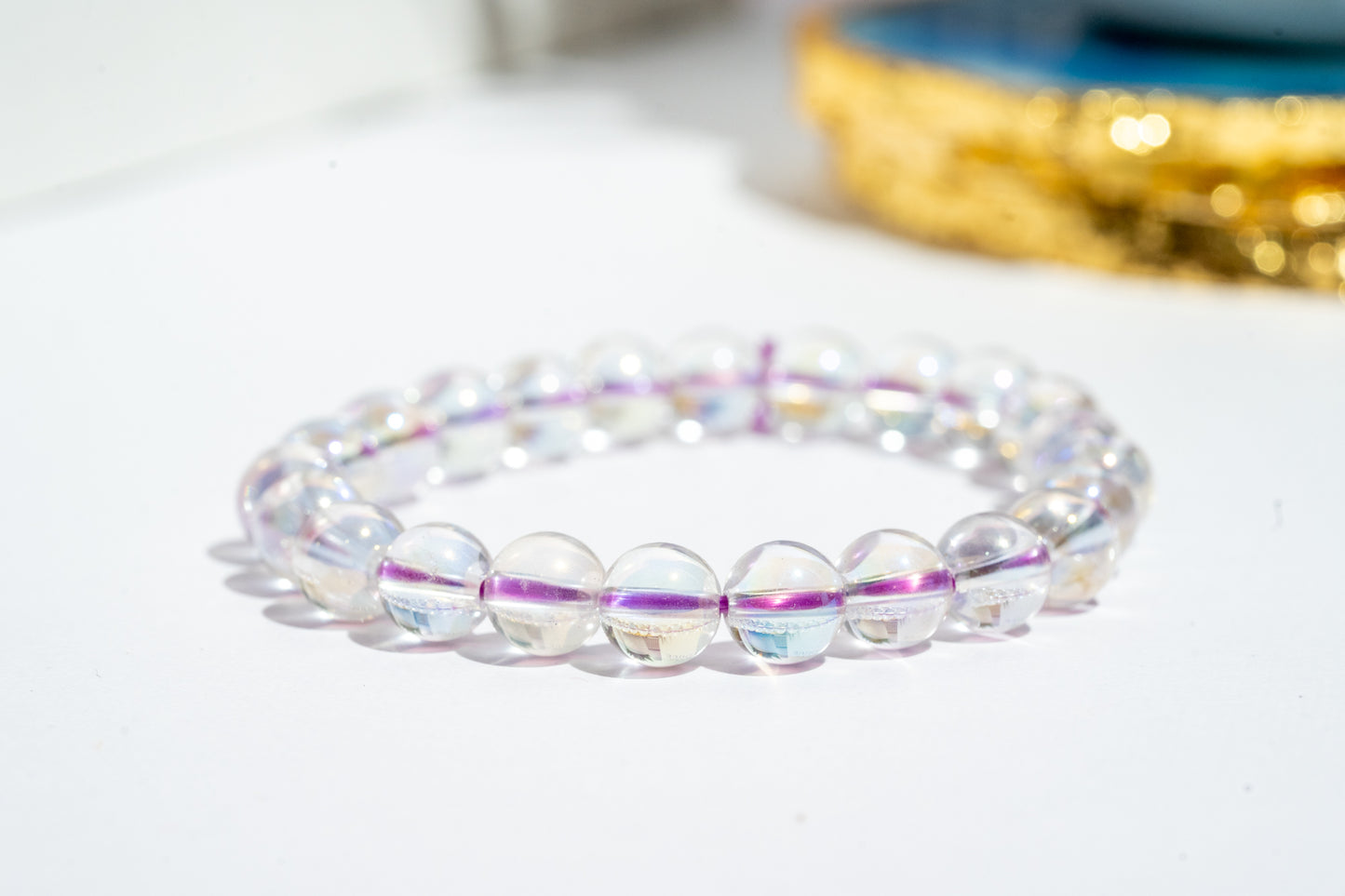 Zen Aura Quartz Bracelet The Zen Crystals