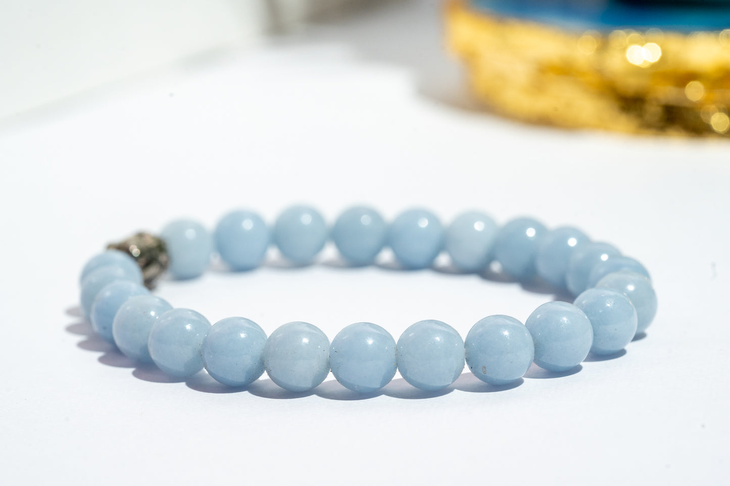 Zen Angelite Bracelet The Zen Crystals