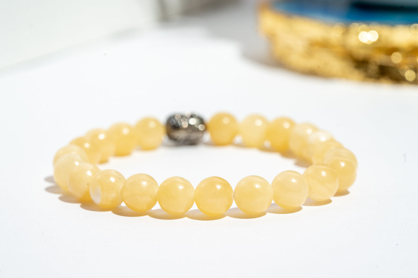 Zen Yellow Calcite Bracelet The Zen Crystals
