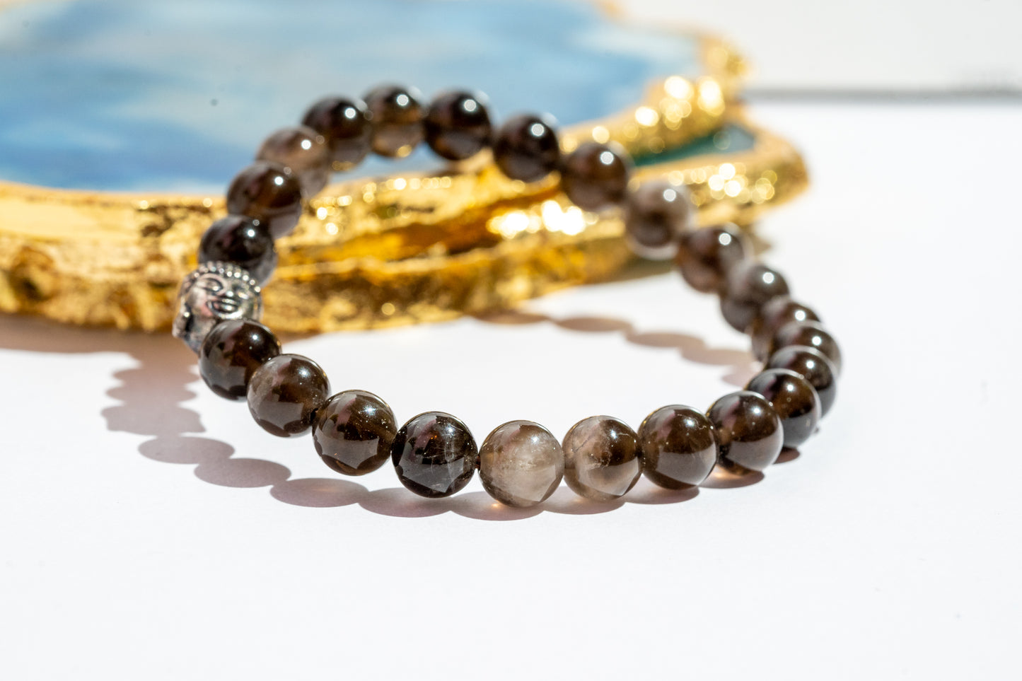 Zen Smoky Quartz Bracelet The Zen Crystals
