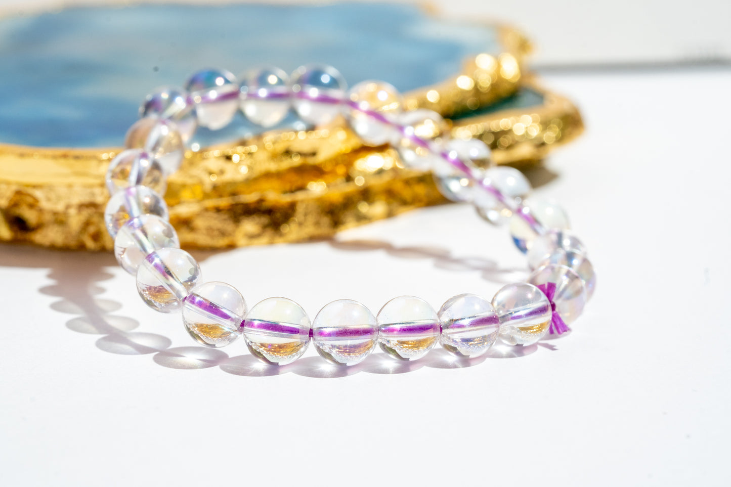 Zen Aura Quartz Bracelet The Zen Crystals