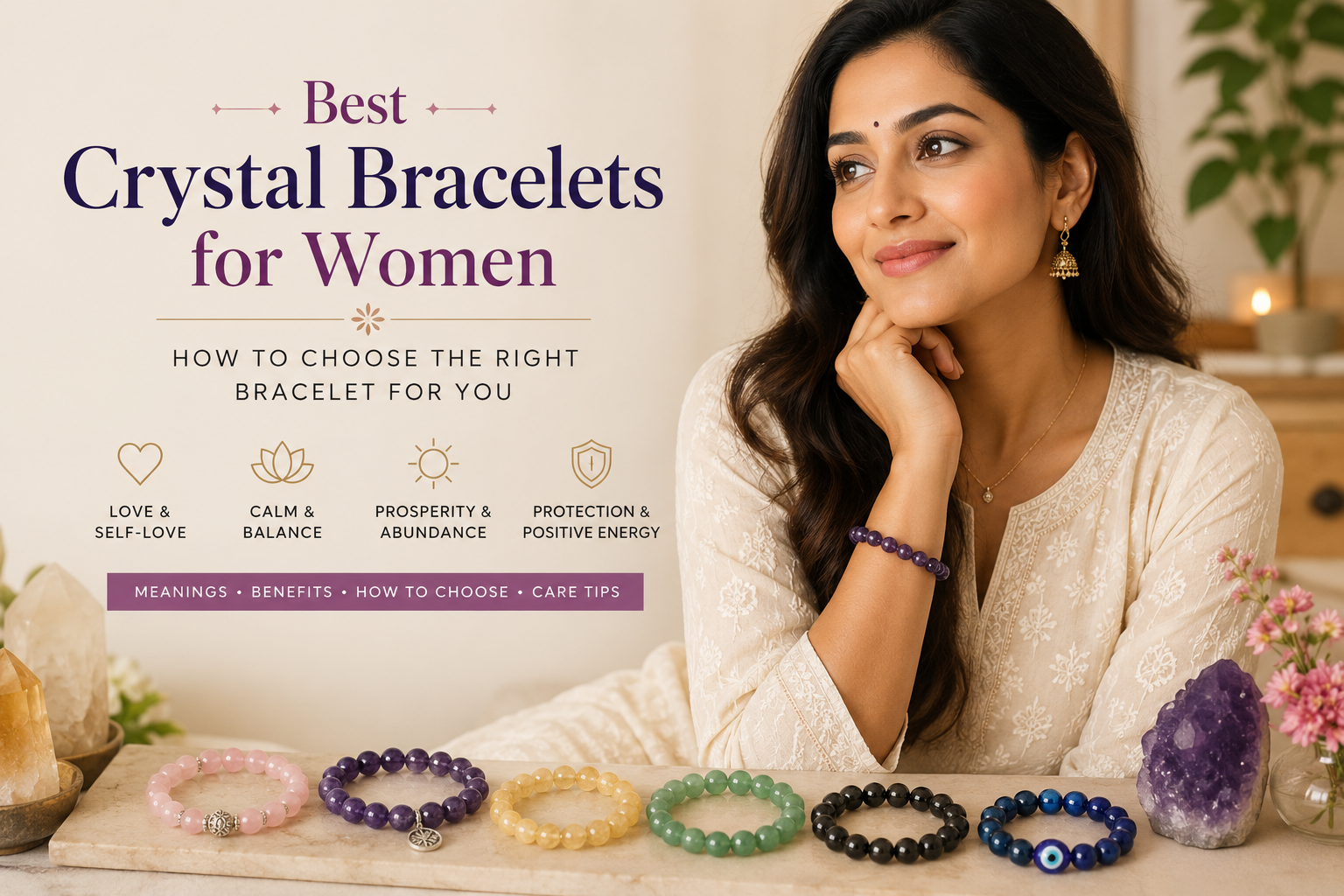 Best Crystal Bracelets for Women | The Zen Crystals