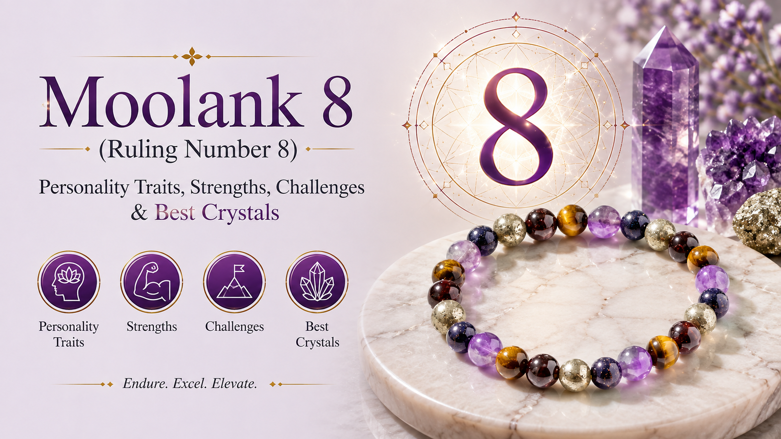 best crystals for ruling number 8