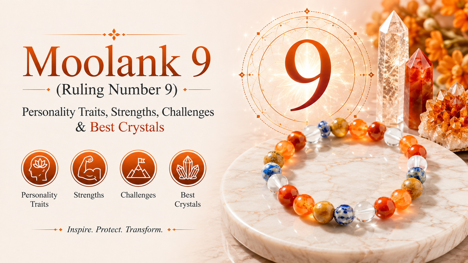 best crystals for ruling number 9
