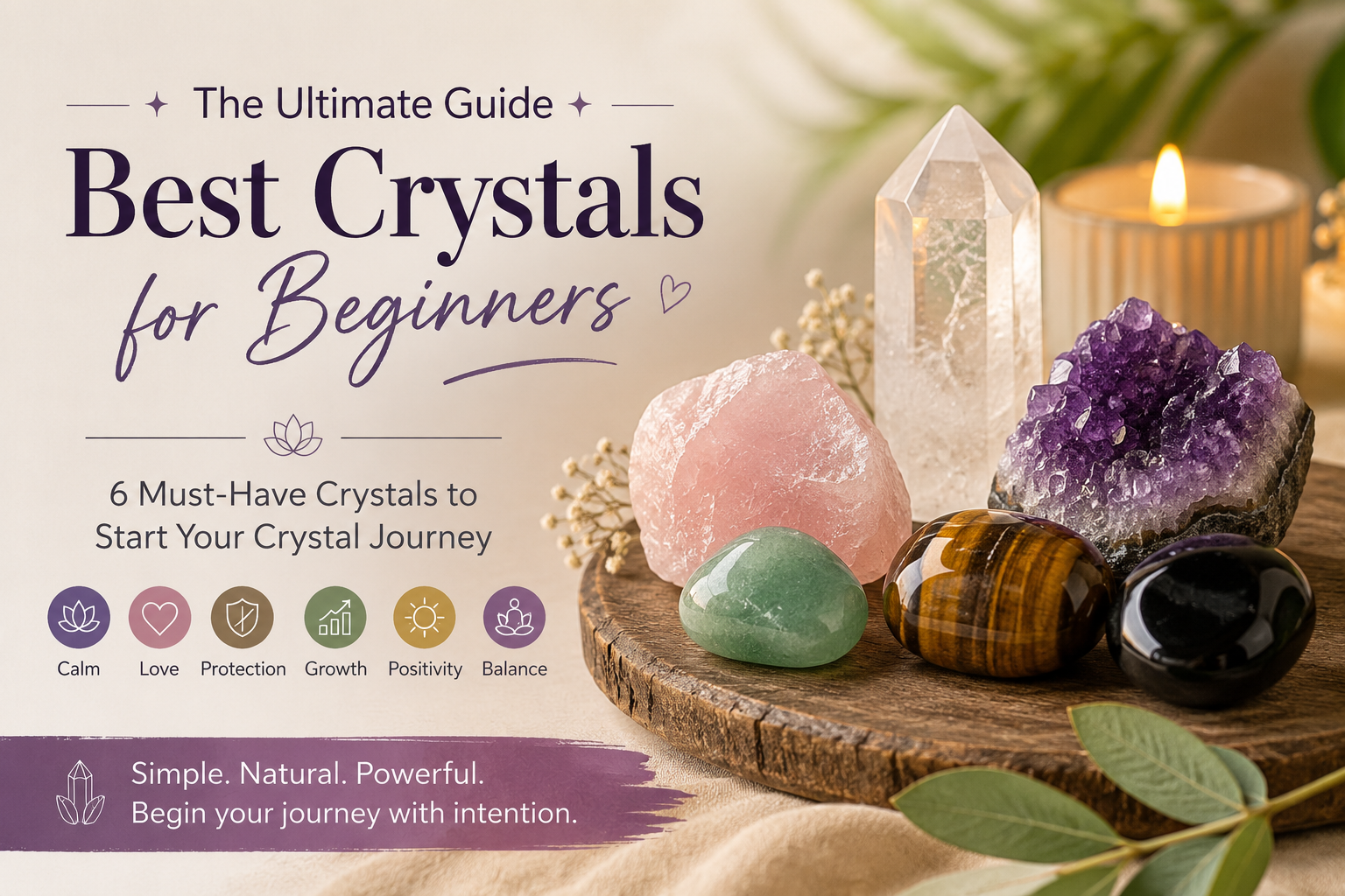 Best Crystals for Beginners: 6 Easy Crystals to Start Your Journey | The Zen Crystals