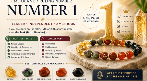ruling number 1 bracelet | the zen crystals