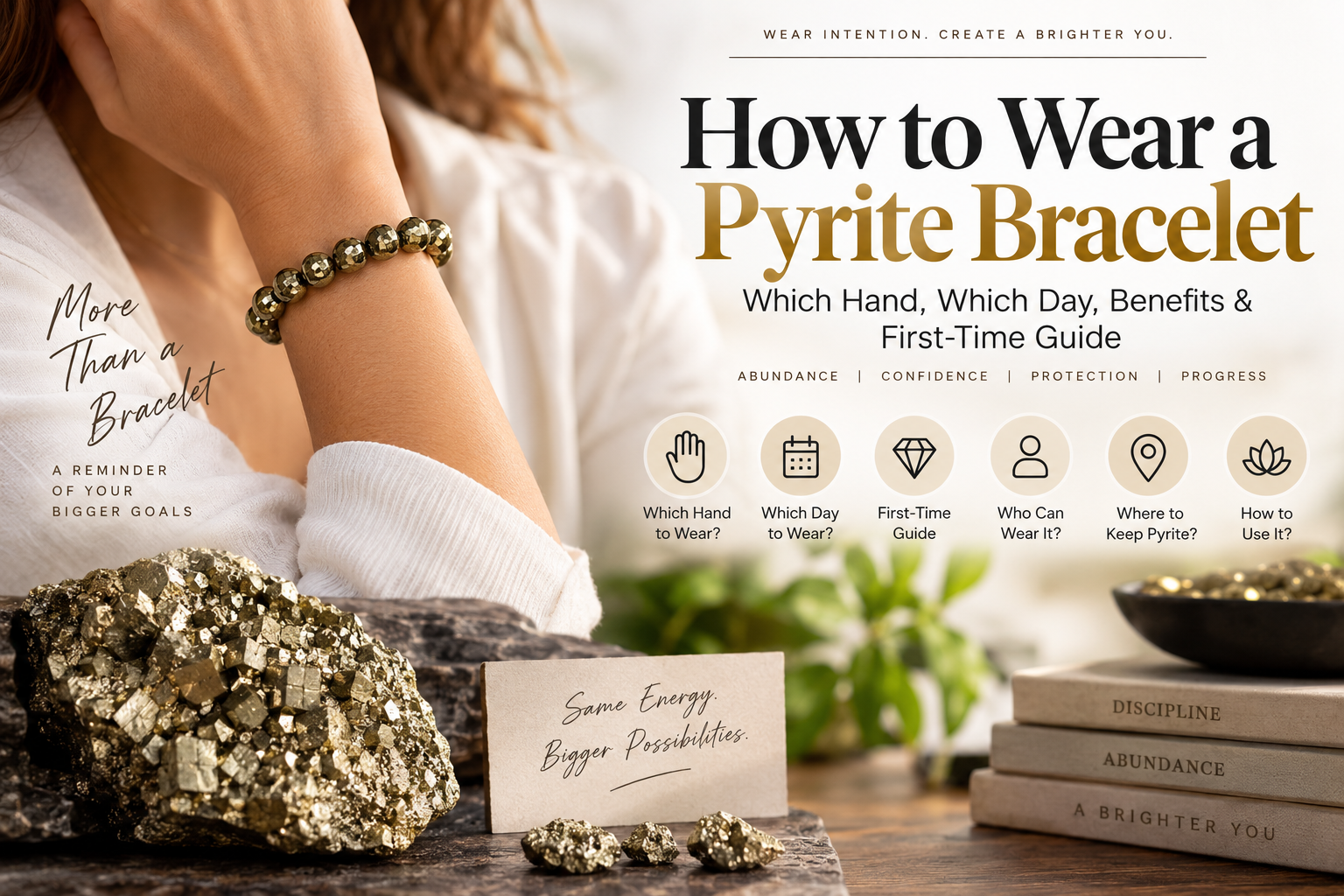 How to Wear Pyrite Bracelet | The Zen Crystals