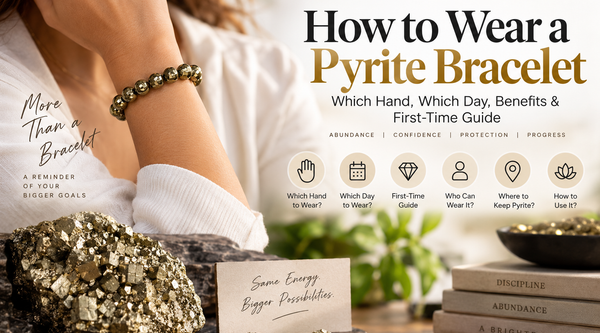 How to Wear Pyrite Bracelet | The Zen Crystals