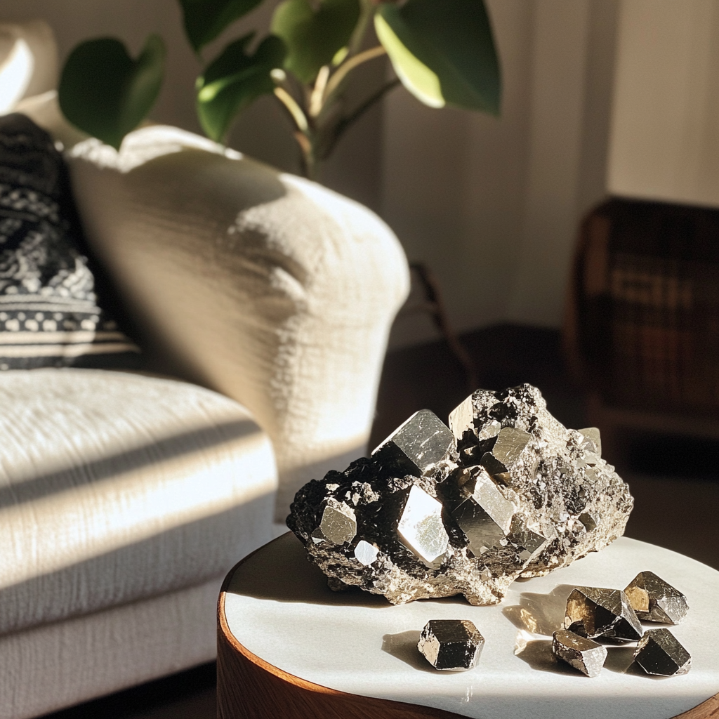 pyrite cluster | the zen crystals