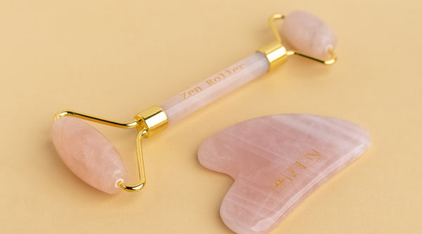 The Zen Crystals Face Roller & Gua Sha