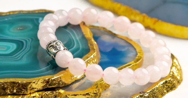 The Zen Crystals Rose Quartz Bracelet