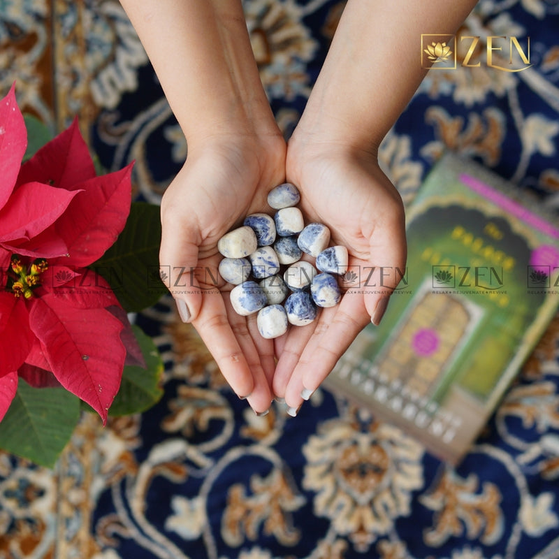 Sodalite Tumbled Stone | The Zen Crystals