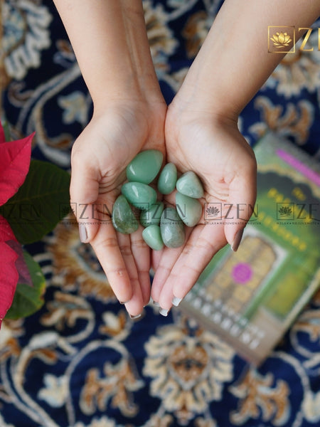 Green Aventurine Tumbled Stone | The Zen Crystals