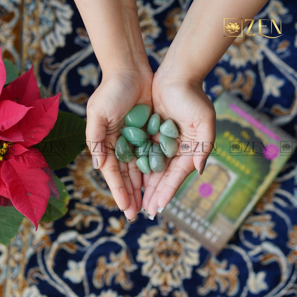 Green Aventurine Tumbled Stone | The Zen Crystals