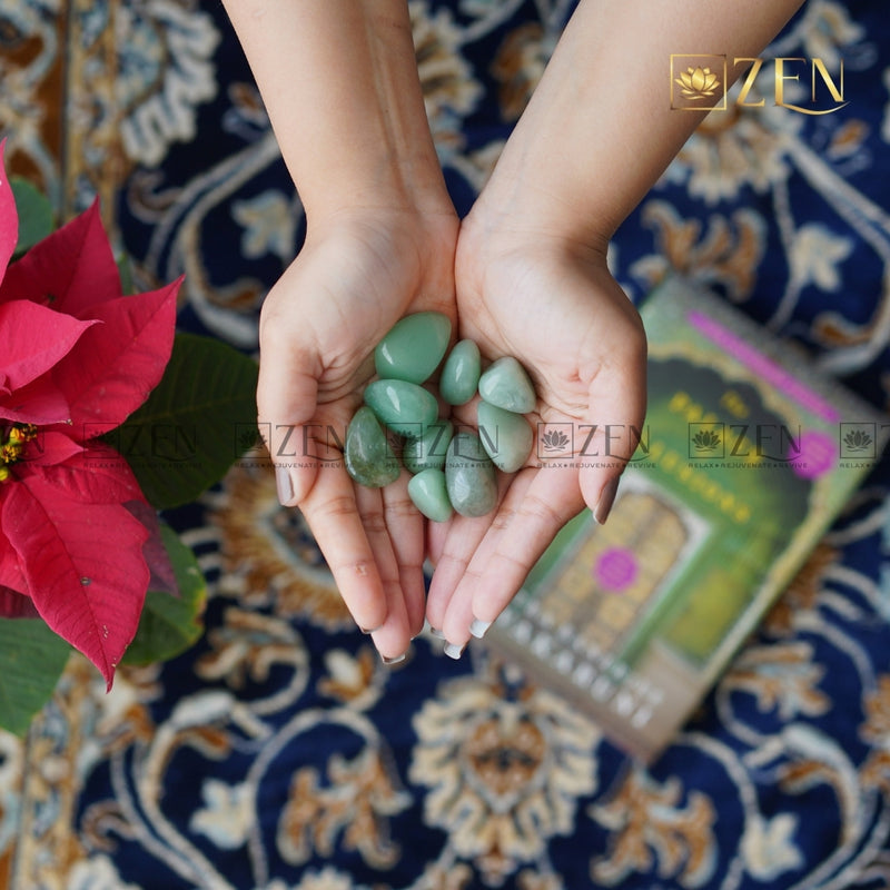 Green Aventurine Tumbled Stone | The Zen Crystals