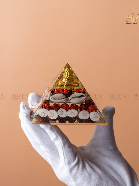 Shri Yantra Gomati Chakra Pyramid | The Zen Crystals