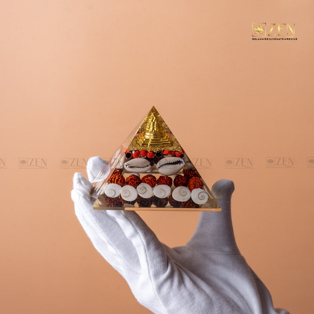 Shri Yantra Gomati Chakra Pyramid | The Zen Crystals