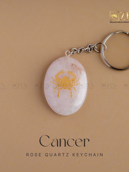 Cancer Keychain | the zen crystals