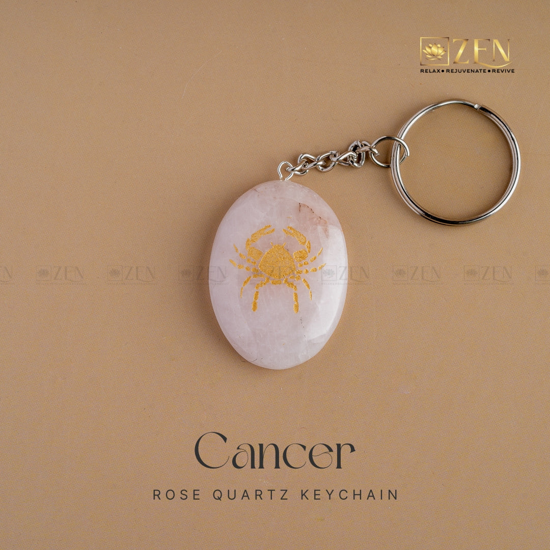 Cancer Keychain | the zen crystals