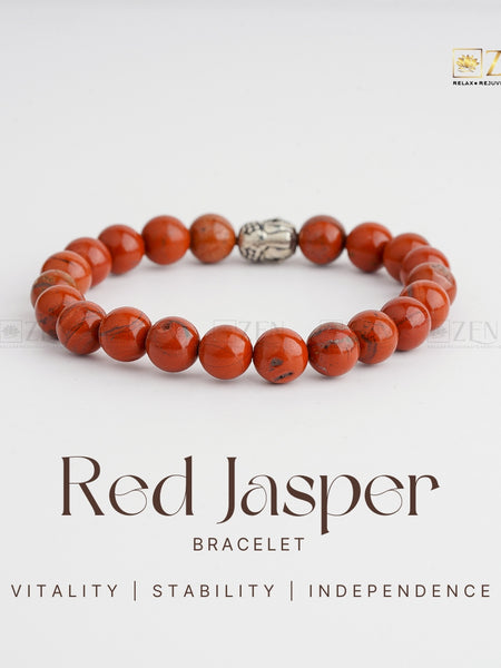 Red Jasper Bracelet | The Zen Crystals