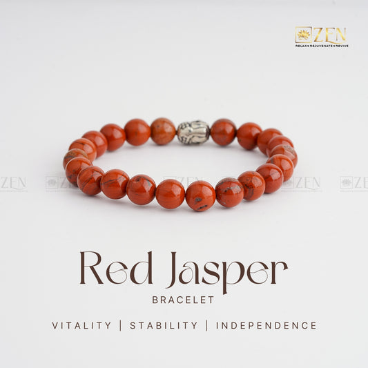 Red Jasper Bracelet | The Zen Crystals