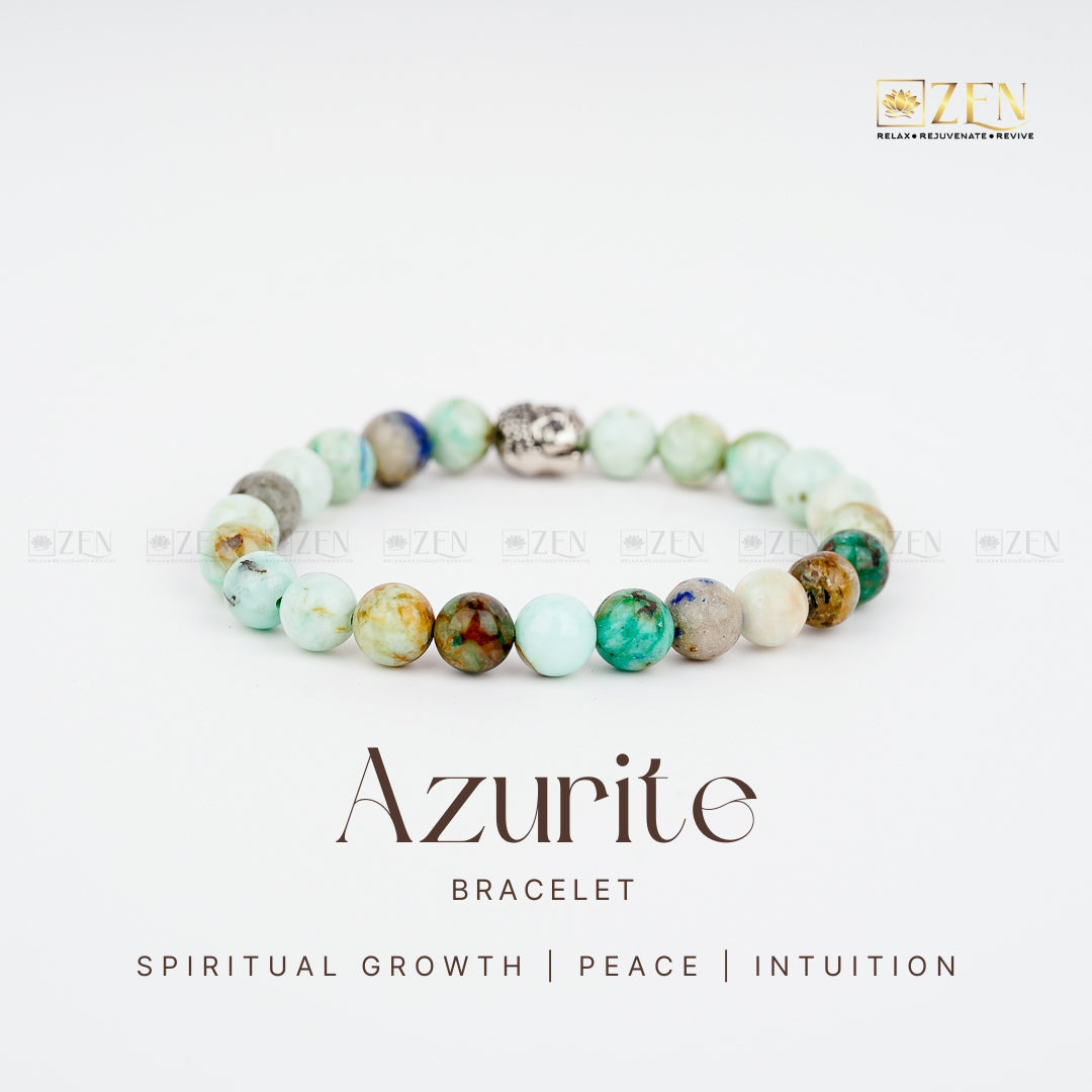 Azurite bracelet | The Zen Crystals