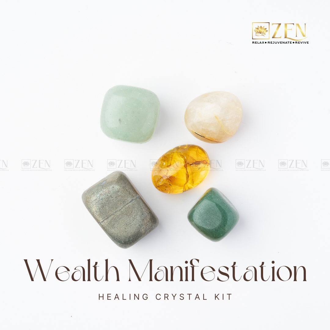 Wealth Manifestation Healing Crystal Kit | THE ZEN CRYSTALS