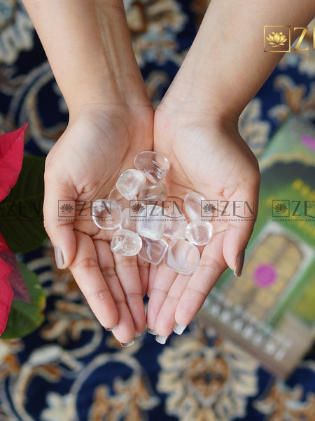 Clear Quartz Tumbled Stone | The Zen Crystals