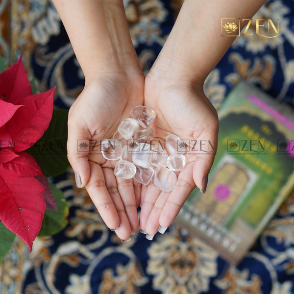 Clear Quartz Tumbled Stone | The Zen Crystals